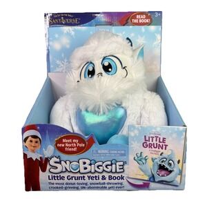 LumiStella Company - Elf On The Shelf - SnoBiggie Yeti & Book - NEW